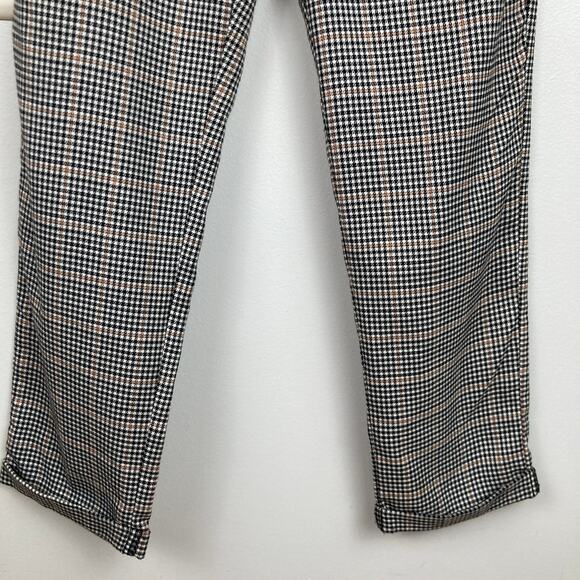 Urban Outfitters Womens Size 4 Gray Houndstooth Check Ankle Pant Office Academia - Picture 8 of 9